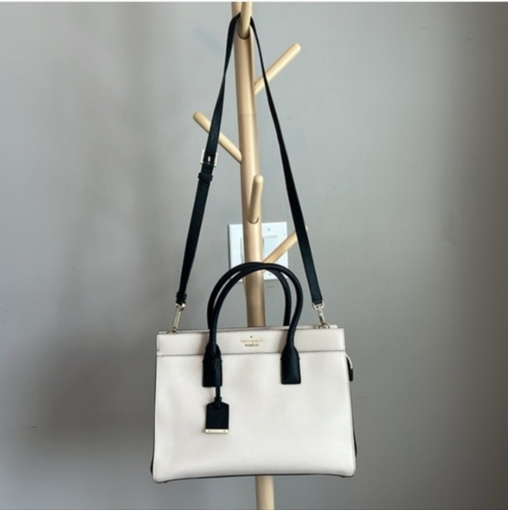 Kate Spade Black and White Satchel - Picture 2 of 16